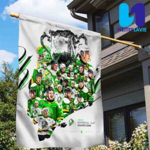 Congrats London Knights Winner Memorial Cup Champions 2025 Garden House Flag