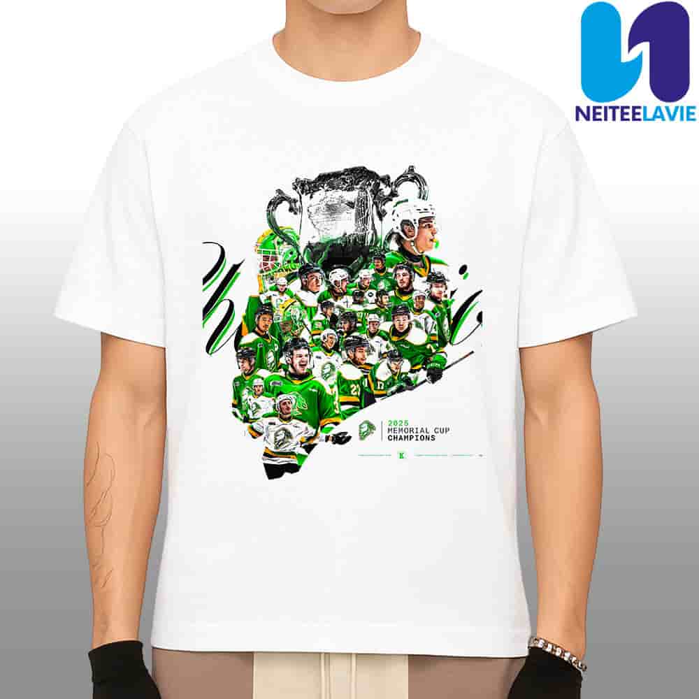 Congrats London Knights Winner Memorial Cup Champions 2025 Merchandise Unisex T-Shirt Congrats London Knights Winner Memorial Cup Champions 2025 Merchandise Unisex T-Shirt