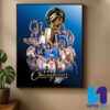 Congrats MVP Shai Gilgeous-Alexander Leads Oklahoma City Thunder to NBA Finals Glory Home Decor Poster Canvas