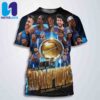 Congrats Oklahoma City Thunder 2025 Champions NBA Finals Victory All Over Print T-Shirt