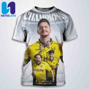 Congrats Team Vitality Win BLAST Major Austin 2025 CS2 World Champions All Over Print T-Shirt