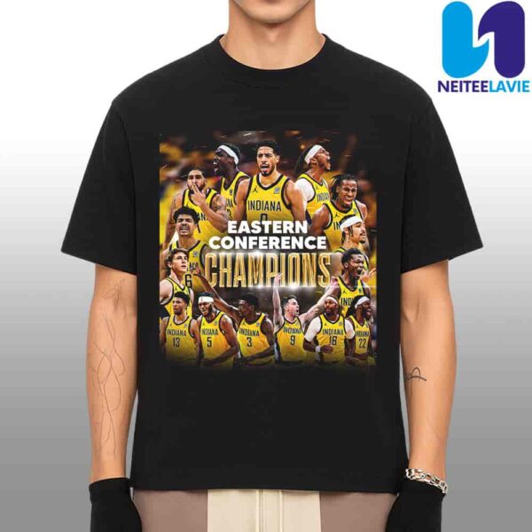 Congratulations Indiana Pacer Eastern Conference Champions 2025 Season Merchandise Unisex T-Shirt