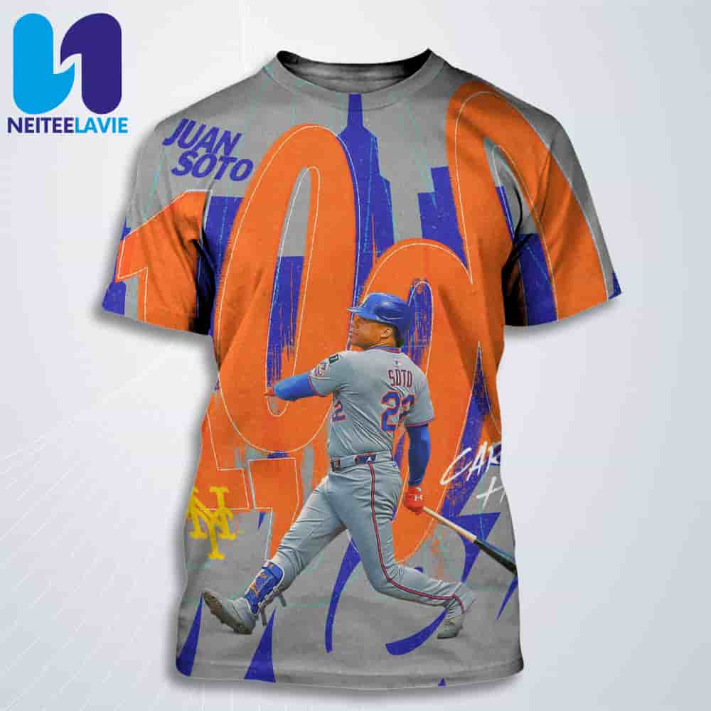 Congratulations New York Mets Juan Soto Career Hits 1000 All Over Print T-Shirt Congratulations New York Mets Juan Soto Career Hits 1000 All Over Print T-Shirt