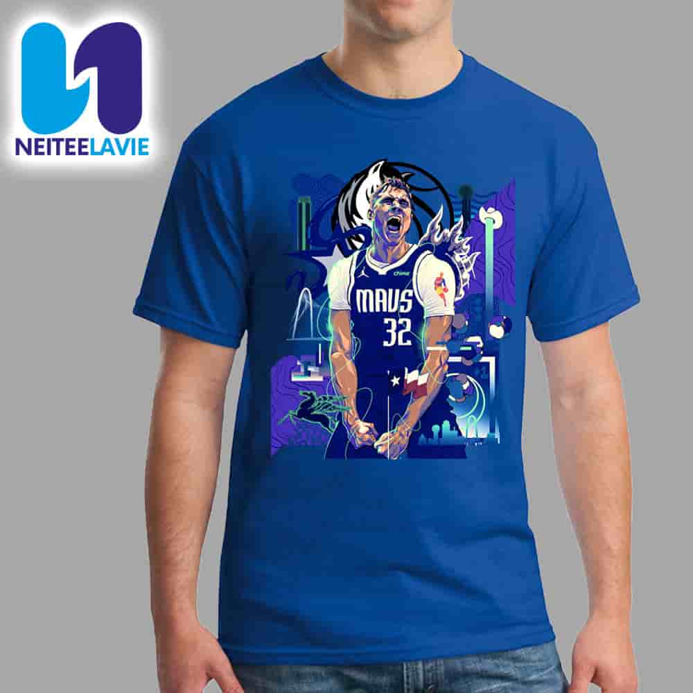Cooper Flagg Dallas Mavericks Number 32 Player Art Electric NBA Poster Tribute Featuring Skyline And Texas Icons Merchandise Unisex T-Shirt Cooper Flagg Dallas Mavericks Number 32 Player Art Electric NBA Poster Tribute Featuring Skyline And Texas Icons Merchandise Unisex T-Shirt
