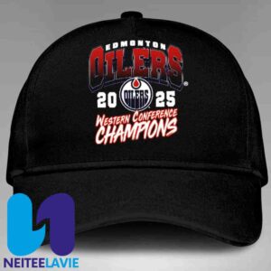 Edmonton Oilers Western Conference Finals Champions 2025 Classic Snapback Hat-cap