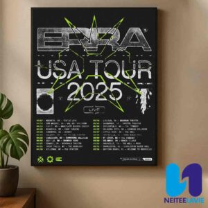 Erra USA Tour Dates List 2025 Home Decor Poster Canvas