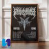Sacred Reich Euro Summer Tour Date List 2025 Start In Maastricht NL On June 7 Home Decor Poster Canvas