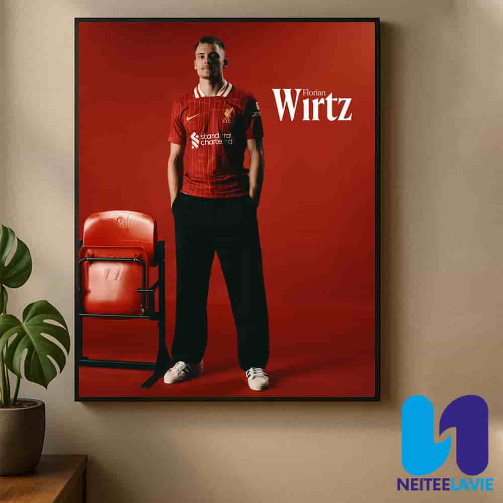 Florian Wirtz Signs For Liverpool From Bayer Leverkusen In Major Transfer Deal Home Decor Poster Canvas Florian Wirtz Signs For Liverpool From Bayer Leverkusen In Major Transfer Deal Home Decor Poster Canvas