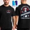 Florida Panthers Fanatics White Two-Time Stanley Cup Champions Top Line Merchandise Unisex T-Shirt