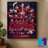 Sam Bennett Wins 2025 Conn Smythe Trophy Florida Panthers Playoff MVP Home Decor Poster Canvas