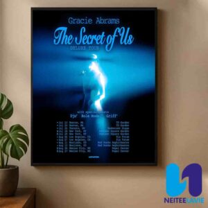 Gracie Abrams The Secret Of Us Deluxe Tour Dates List 2025 Home Decor Poster Canvas