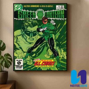 Green Lantern Vs Hector Hammond The Battle Reignites Home Decor Poster Canvas