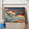 Official Poster New Song 2025 Burning Flower By HANA Release On June 9 Home Decor Poster Canvas