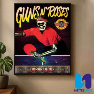 Guns N Roses Concert Poster In Dusseldorf Germany On June 18 2025 At Merkur Spiel-Arena Home Decor Poster Canvas