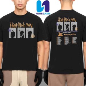 Heart Attack Man North American Joyride The Pale Horse Tour Dates List 2025 Merchandise Two Sided Unisex T-Shirt