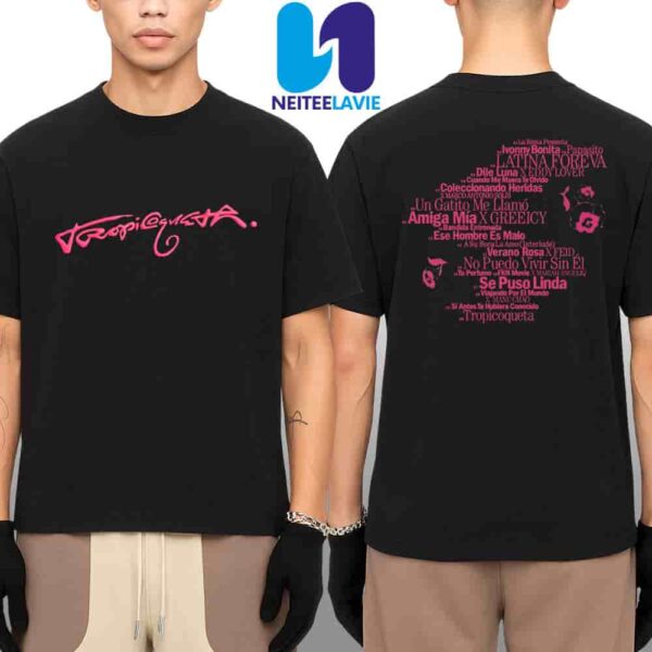 Karol G Tropicoqueta Album 2025 Tracklist Tee Merch Two Sided Unisex Shirt