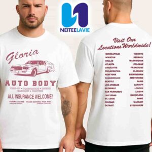 Kendrick Lamar Gloria Auto Body Grand Nation Tour 2025 Merch Two Sided Unisex T-Shirt
