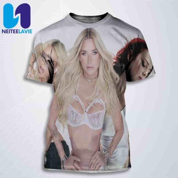 Kesha Reborn 2025 The Triple Persona Era All Over Print T-Shirt