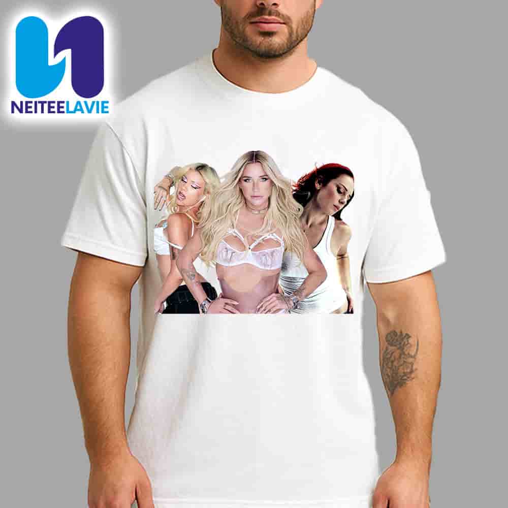 Kesha Reborn 2025 The Triple Persona Era Merchandise Unisex T-Shirt Kesha Reborn 2025 The Triple Persona Era Merchandise Unisex T-Shirt