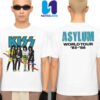 AC/DC PWR UP Tour 2025 Concert Poster In Prague Czech Republic On June 26 At Airport Letnany Merchandise Two Sided Unisex T-Shirt