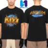 Kiss Asylum 40th Anniversary 85–86 World Tour Raglan 2025 Merchandise Two Sided Unisex T-Shirt