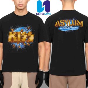 Kiss Asylum 40th Anniversary World Tour 2025 Merchandise Two Sided Unisex T-Shirt