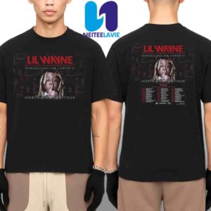 Lil Wayne Tha Carter VI North American Tour Dates 2025 With Special Guest Tyga NoCap And Belly Gang Merchandise Two Sided Unisex T-Shirt
