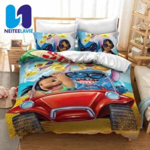 Lilo And Stitch Bedding Set Beach Buggy Fun Adventure