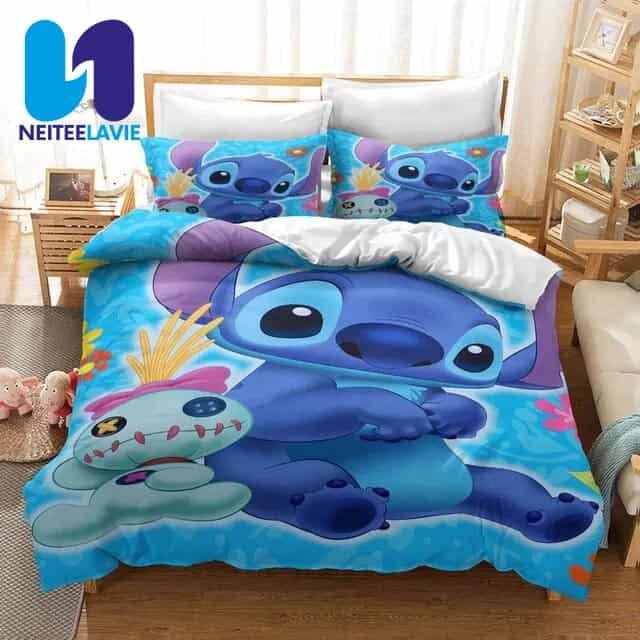 Lilo And Stitch Bedding Set Big Hug With Scrump Doll For Kids Lilo And Stitch Bedding Set Big Hug With Scrump Doll For Kids