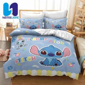 Lilo And Stitch Bedding Set Cute Aloha Cartoon Edition