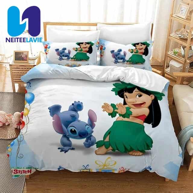 Lilo And Stitch Bedding Set Hula Dance Celebration For Kids Lilo And Stitch Bedding Set Hula Dance Celebration For Kids