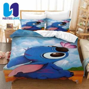 Lilo And Stitch Bedding Set Sweet Butterfly Dream For Kids