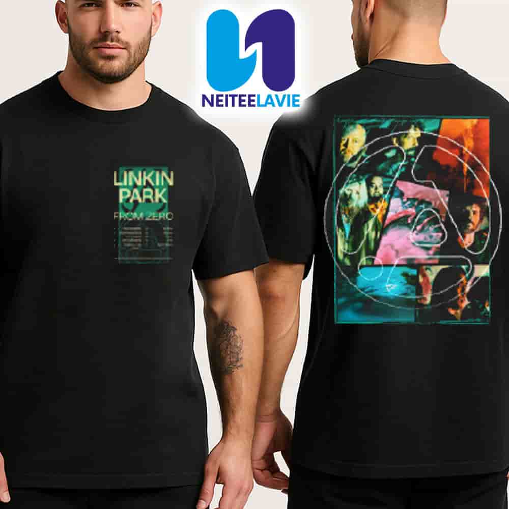 Linkin Park From Zero Tracklist Photo Graphic 2025 Merch Two Sided Unisex T-Shirt Linkin Park From Zero Tracklist Photo Graphic 2025 Merch Two Sided Unisex T-Shirt