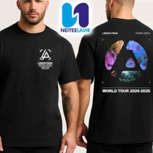 Linkin Park From Zero World Tour 2024-2025 Morph Icon Logo Merch Two Sided Unisex T-Shirt