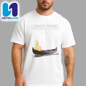 Linkin Park From Zero World Tour Arnhem Netherlands June 26 2025 At GelreDome Burning Boat Art Merchandise Unisex T-Shirt
