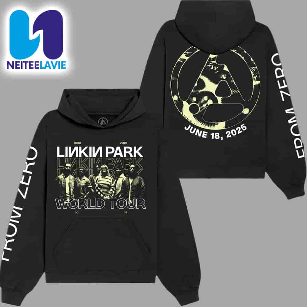 Linkin Park From Zero World Tour Hoodie 2025 At Berlin Germany On June 18 At Olympiastadion Merchandise Two Sided Unisex Shirt Linkin Park From Zero World Tour Hoodie 2025 At Berlin Germany On June 18 At Olympiastadion Merchandise Two Sided Unisex Shirt