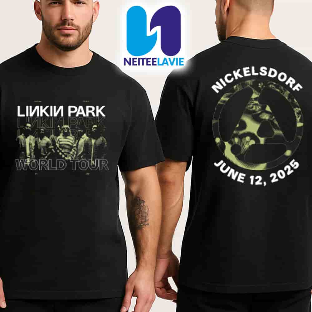 Linkin Park From Zero World Tour On June 12 2025 Merch Two Sided Unisex T-Shirt Linkin Park From Zero World Tour On June 12 2025 Merch Two Sided Unisex T-Shirt