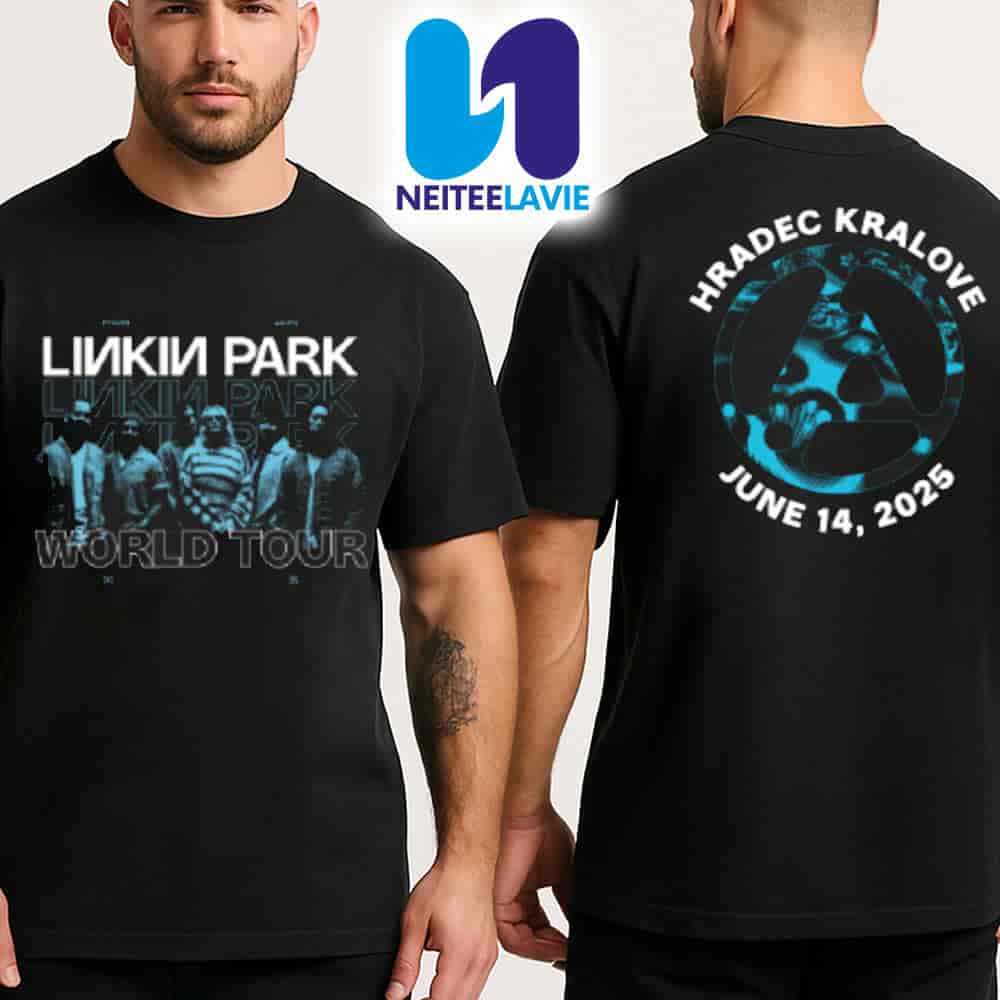 Linkin Park From Zero World Tour On June 14 2025 Hradec Kralove Merch Two Sided Unisex T-Shirt Linkin Park From Zero World Tour On June 14 2025 Hradec Kralove Merch Two Sided Unisex T-Shirt