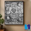 Linkin Park From Zero World Tour Poster On July 8 2025 In Frankfurt Germany At Deutsche Bank Park Home Decor Poster Canvas