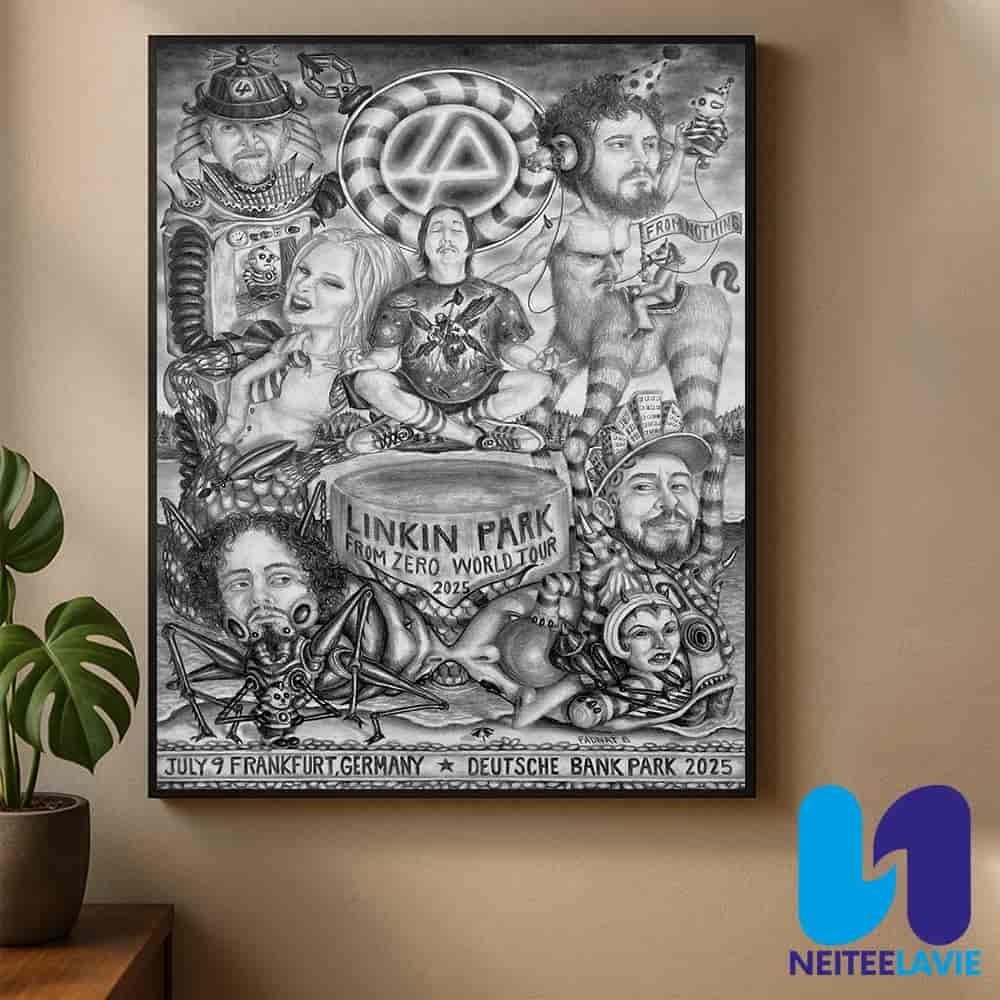 Linkin Park From Zero World Tour Poster On July 9 2025 In Frankfurt Germany At Deutsche Bank Park Fadnat Artwork Home Decor Poster Canvas Linkin Park From Zero World Tour Poster On July 9 2025 In Frankfurt Germany At Deutsche Bank Park Fadnat Artwork Home Decor Poster Canvas