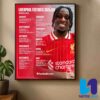 Leeds United Fixtures For The 2025-26 Premier League Season Home Decor Poster Canvas