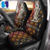 Louis Vuitton Black Monogram Full Color Pattern Full Car Seat Cover