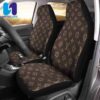 Louis Vuitton Brown Monogram Gold Pattern Full Car Seat Cover