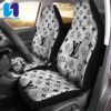 Louis Vuitton Gold Brown Monogram Pattern Full Car Seat Cover