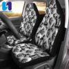 Louis Vuitton White Monogram Black Pattern Full Car Seat Cover