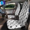 Louis Vuitton White Monogram Black Playboi Pattern Full Car Seat Cover