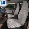 Louis Vuitton White Monogram Red Pattern Full Car Seat Cover