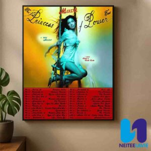 Marina The Princess Power Tour Dates List 2025 Home Decor Poster Canvas