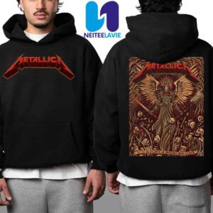 Metallica M72 ATL Concert Poster In Atlanta GA On June 3 2025 At Mercedes-Benz Stadium Exclusive Merch Two Sided Unisex Hoodie Shirt