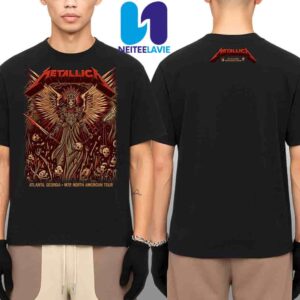 Metallica M72 ATL Concert Poster Venue In Atlanta GA On June 3 2025 At Mercedes-Benz Stadium Exclusive Merch Two Sided Unisex T-Shirt